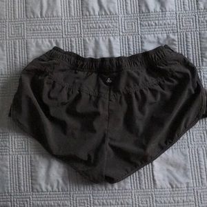 Black xs prana athletic shorts